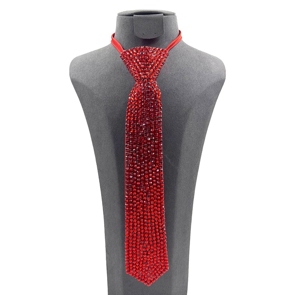 Red Beaded Tie